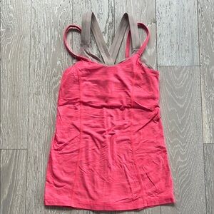 Lululemon Women's Pink Athletic Tank Top